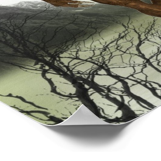 Horned Minotaur Poster (Ecke)