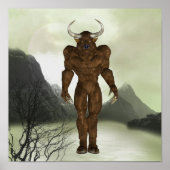 Horned Minotaur Poster (Vorne)