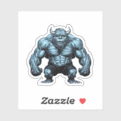 Horned Monster Aufkleber (Blatt)