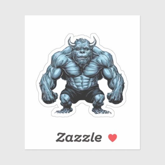 Horned Monster Aufkleber (Blatt)