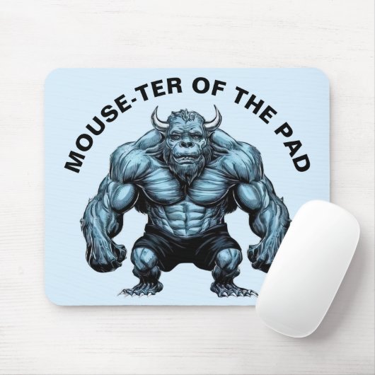 Horned Monster Mousepad (Mit Mouse)