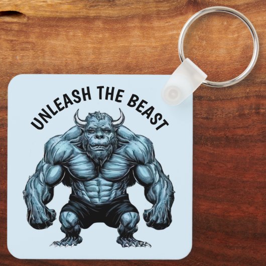 Horned Monster Schlüsselanhänger (Rückseite)