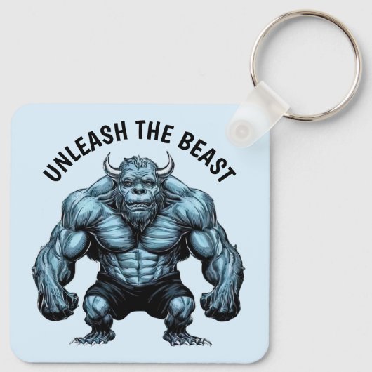 Horned Monster Schlüsselanhänger (Rückseite)