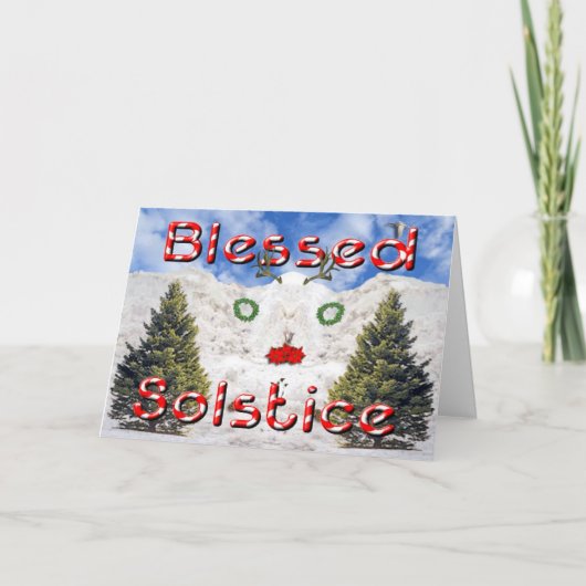 Horned One's Alter Feiertagskarte (Vorderseite)