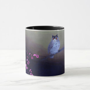 Horned Owl and Plum Blossom, Kobayashi Kokei Tasse
