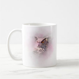Horned Owl Wildlife Coffee Tasse