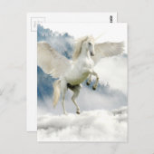 Horned Pegasus Postkarte (Vorne/Hinten)