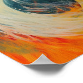 Horned Priestess Moon Witchy AI Art Matte Value Poster (Ecke)