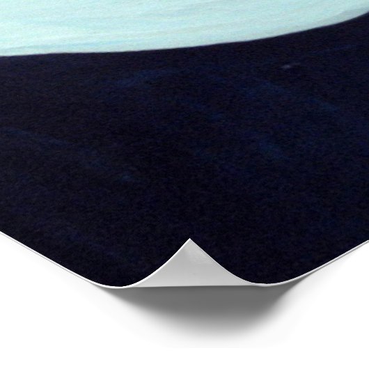 Horned Puffin Poster (Ecke)