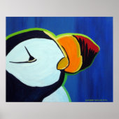 Horned Puffin Poster (Vorne)
