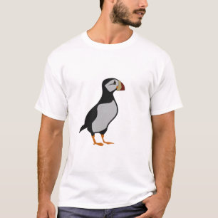Horned Puffin Stehend T-Shirt