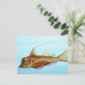 Horned-Suchobin Postkarte (Stehend Vorderseite)