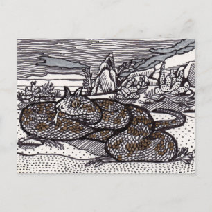 Horned Viper Postkarte