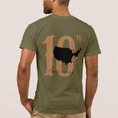 Hörner mit Staaten T-Shirt (Rückseite)