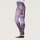 Hörner oben!  Lila Leggings (Links)