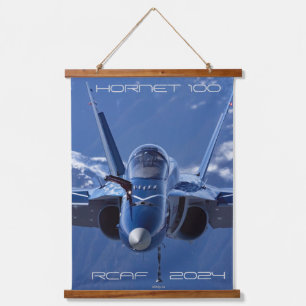 Hornet 100 CF18 Demo 2024 Tapestry Wandteppich Mit Holzrahmen