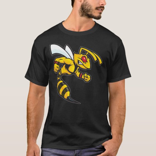 Hornet der Wut mit roten Augen T-Shirt (Vorderseite)