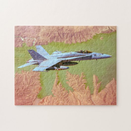 HORNET F/A-18C (11x14 INCH) Puzzle (Horizontal)