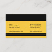 Hornet Visitenkarte (Rückseite)