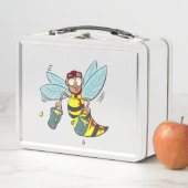 Hornet Wespe Biene mit zwei Eimern Honig Metall Brotdose (Beispiel)