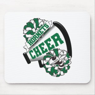 Hornets Cheer Zurück zur Schule Cheerleading-Geist Mousepad