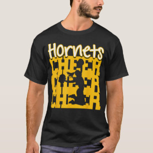 Hornets Cheer Zurück zur Schule Cheerleading-Geist T-Shirt