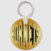 HORNETS - GOLDTEXT SCHLÜSSELANHÄNGER (Vorderseite)