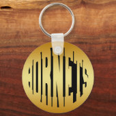 HORNETS - GOLDTEXT SCHLÜSSELANHÄNGER (Vorderseite)
