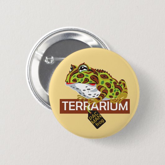 Hornfrosch Button (Vorne & Hinten)