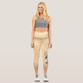 Hornhaut-Artwork vom Aussterben bedrohter Philippi Capri Leggings
