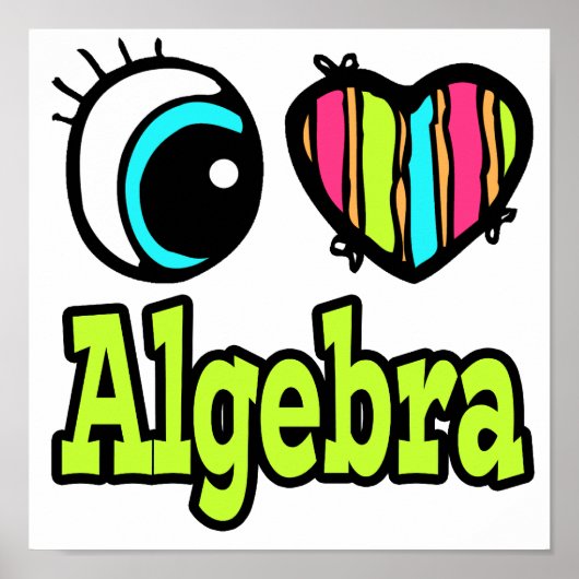 Hornhaut I Liebe Algebra Poster (Vorne)