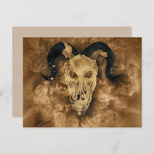 Hornhaut Postkarte (Vorne/Hinten)