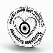 Hornhaut, Schwarzes Böse Augenschutz-Monogramm | Fotoblock (Rechts)