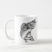 Hornhautfleck-Fische Kaffeetasse (Links)