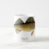 Hornhautfleck-Pike-Fisch-Kaffee-Tasse Kaffeetasse (Mittel)