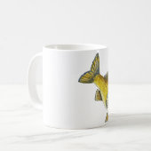 Hornhautfleckfisch-Tasse! Kaffeetasse (Vorderseite Links)