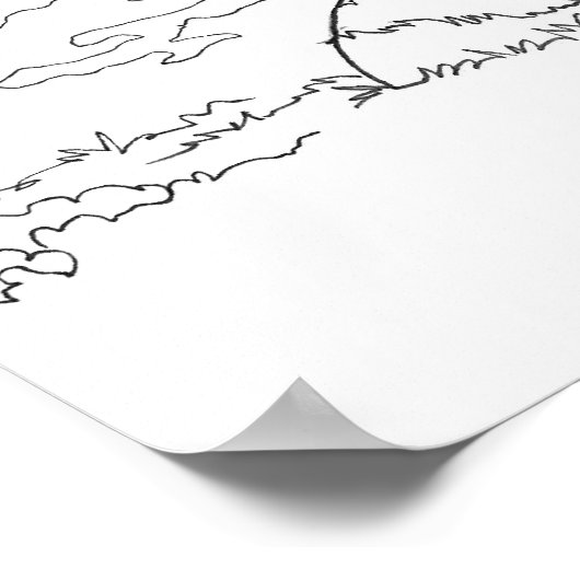 Hornhautplakat Poster (Ecke)