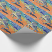 Hornige Kröte Texas Geschenkpapier (Ecke)