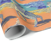 Hornige Kröte Texas Geschenkpapier (Rolleneckpunkt)