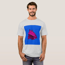 Horniger Frosch-Pop-Kunst T-Shirt