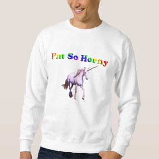 Horniges Einhorn Sweatshirt