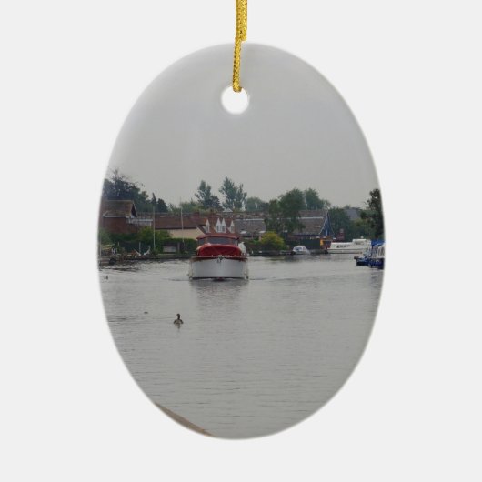 Horning on the River Bure Keramikornament (Vorne)