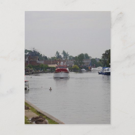 Horning on the River Bure Postkarte (Vorderseite)