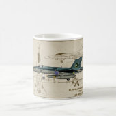 Hornisse F-18 Kaffeetasse (Mittel)