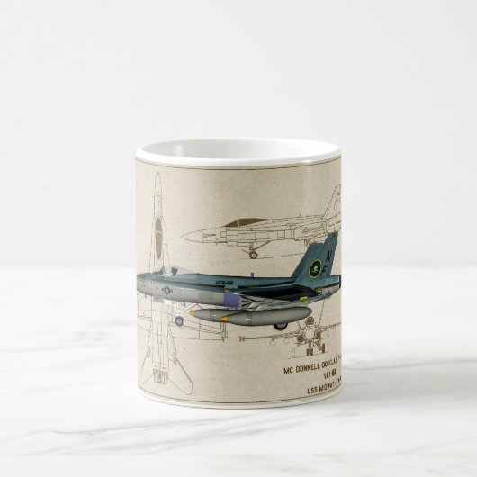 Hornisse F-18 Kaffeetasse (Mittel)
