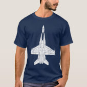 Hornisse F-18 T-Shirt (Vorderseite)
