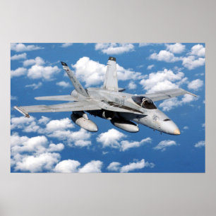 Hornisse F/A-18 Poster