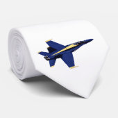 HORNISSEN-Hals-Krawatte US-Marine-F-18 Super Krawatte (Gerollt)