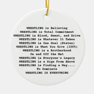 Hornissen-Wrestling ist alles Weihnachtsverzierung Keramik Ornament
