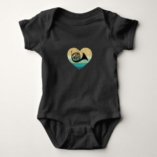 Hornist liebt Hornfrenchhorn Baby Strampler